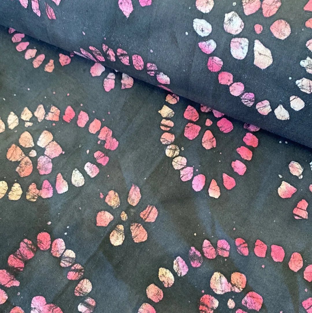 100% Cotton - Batik - Ginger Island - Brown - £7.50 Per Metre - Sold by Half Metre