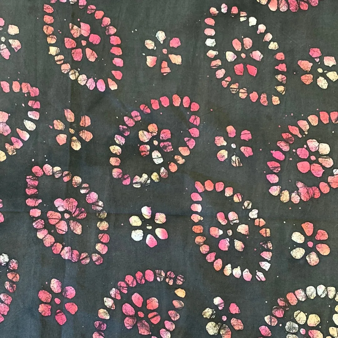 100% Cotton - Batik - Ginger Island - Brown - £7.50 Per Metre - Sold by Half Metre