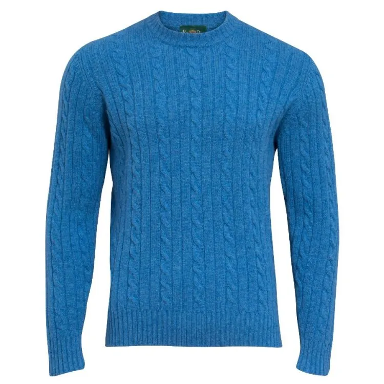 Alan Paine Cashmere Cable Crew Sweater
