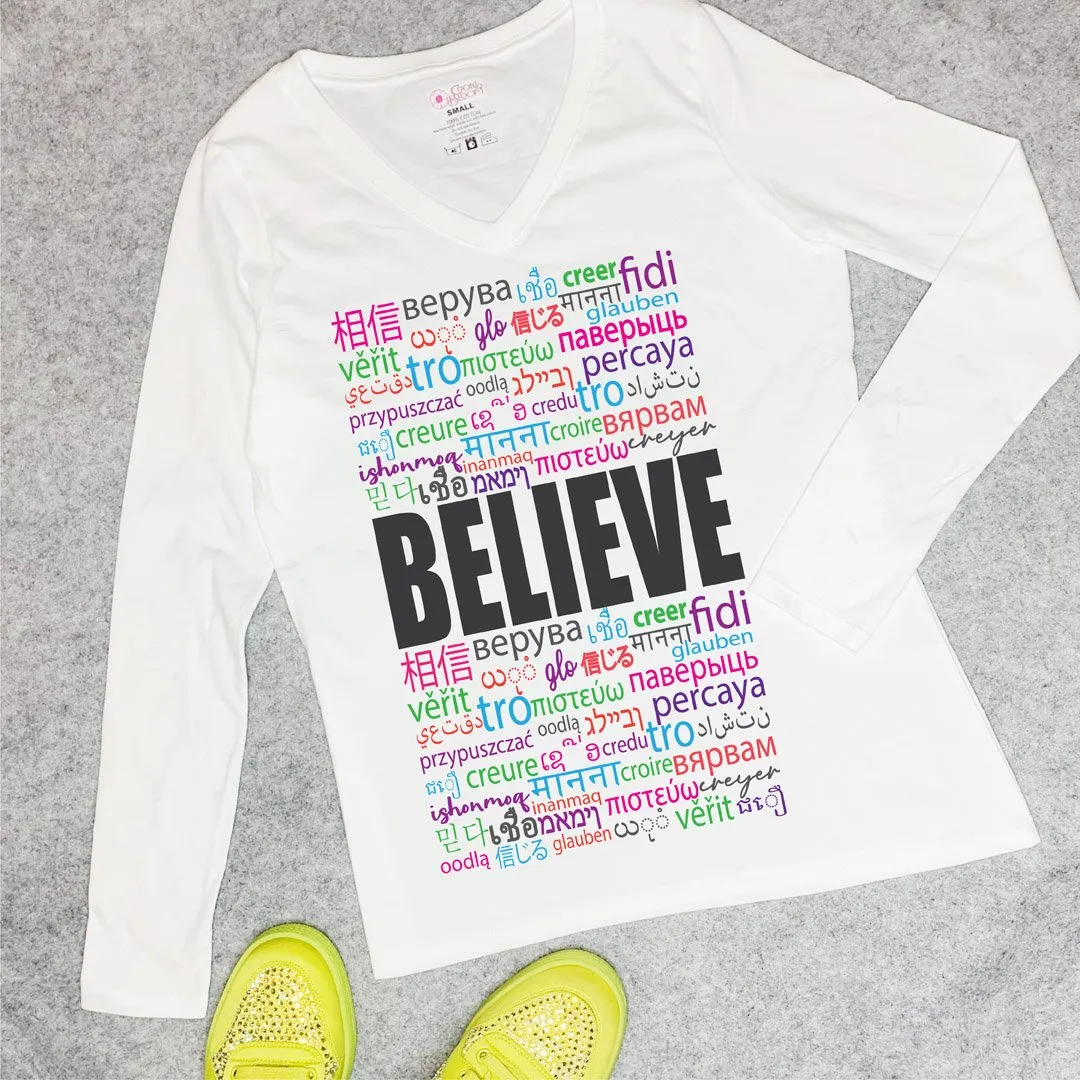 Believe in Translation Long-Sleeve T-Shirt