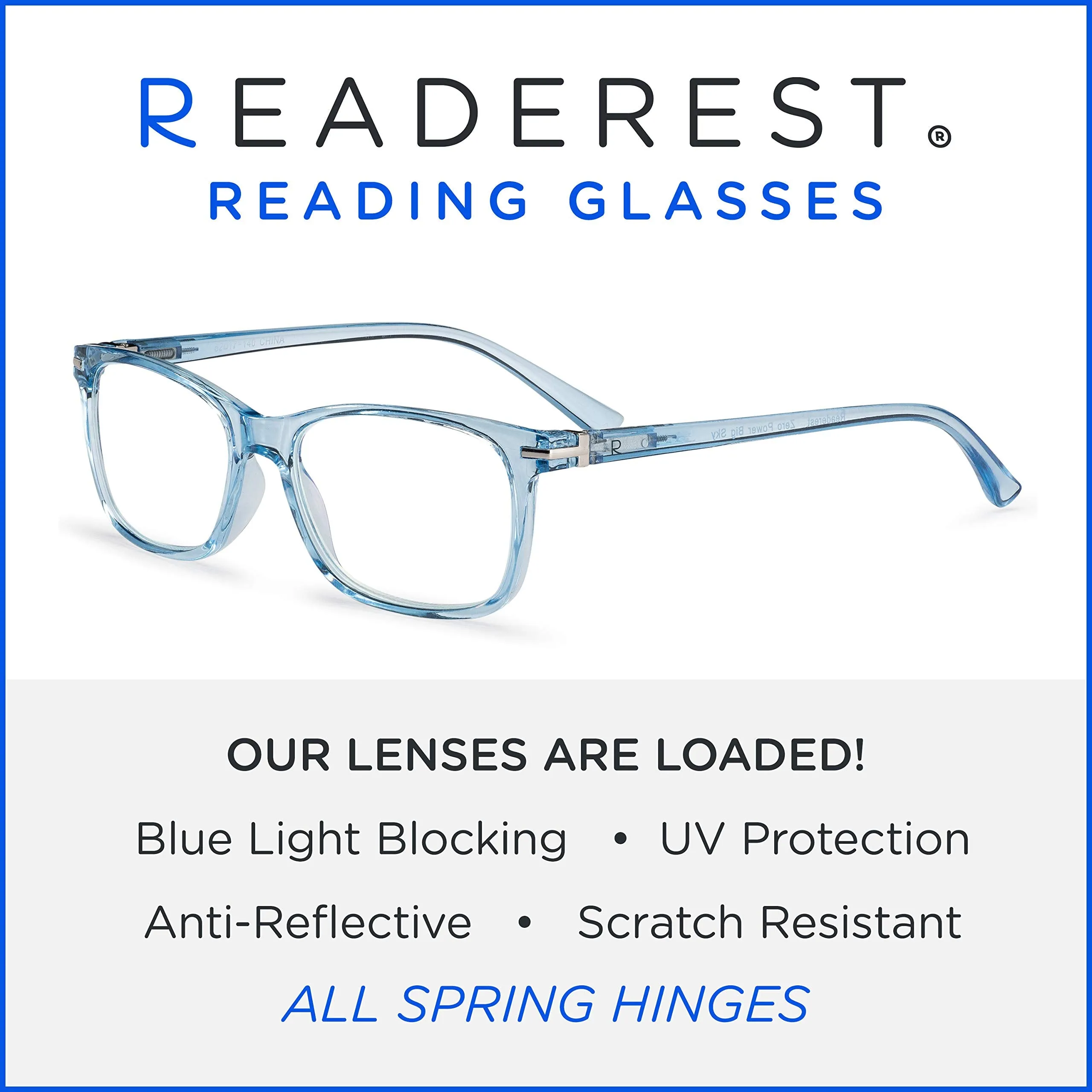 Blue-Light-Blocking-Reading-Glasses-Light-Blue-3-50-Magnification-Computer-Glasses