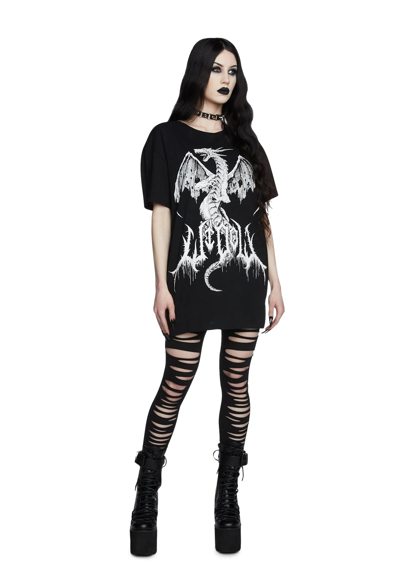 Crypt Creeper Shredded Leggings