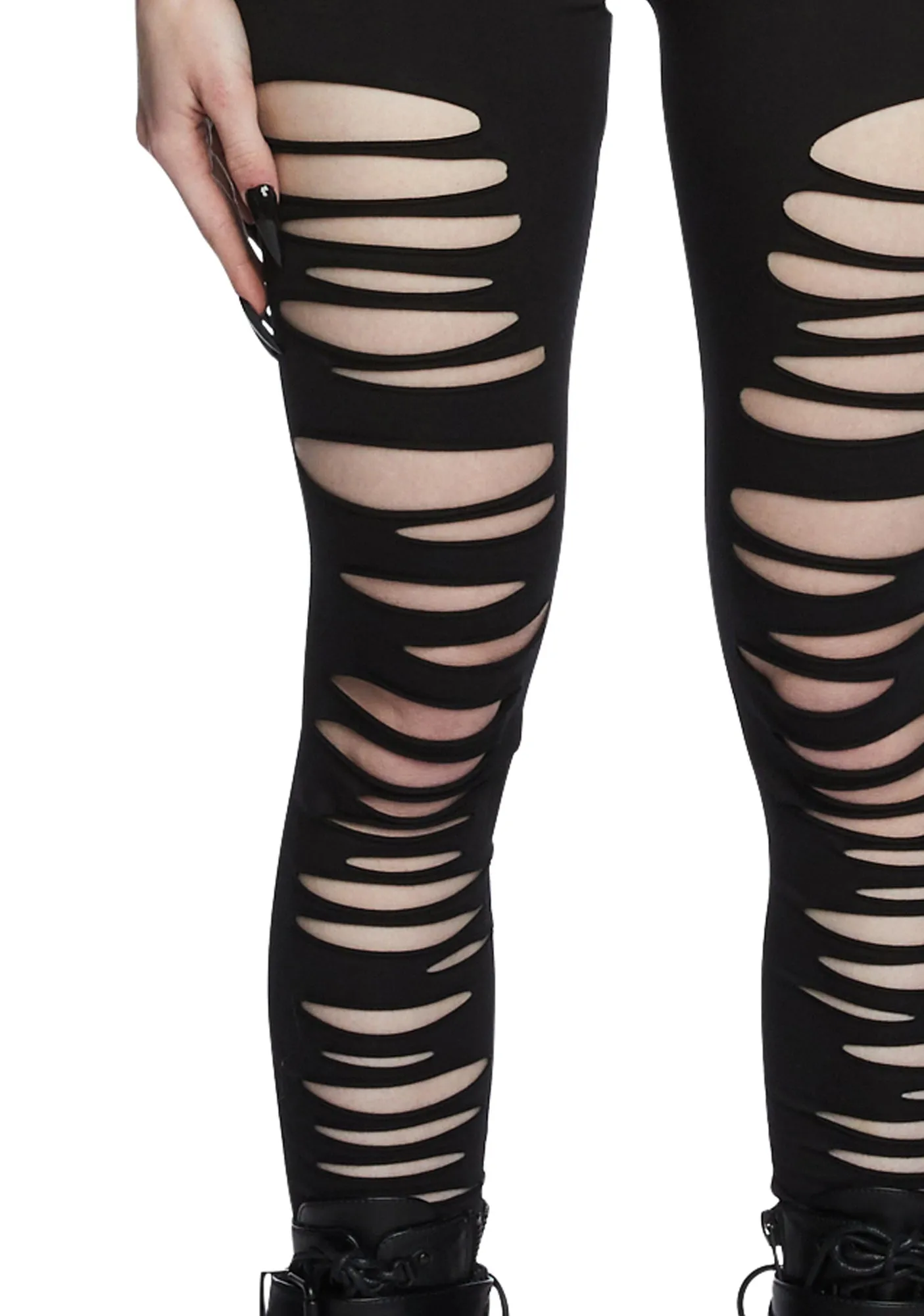 Crypt Creeper Shredded Leggings