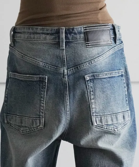 FAX COPY EXPRESS The Easy denim in light blue wash "LIGHT BLUE"