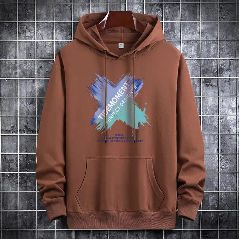Hooded Sweater Men's Casual Loose Hoodie