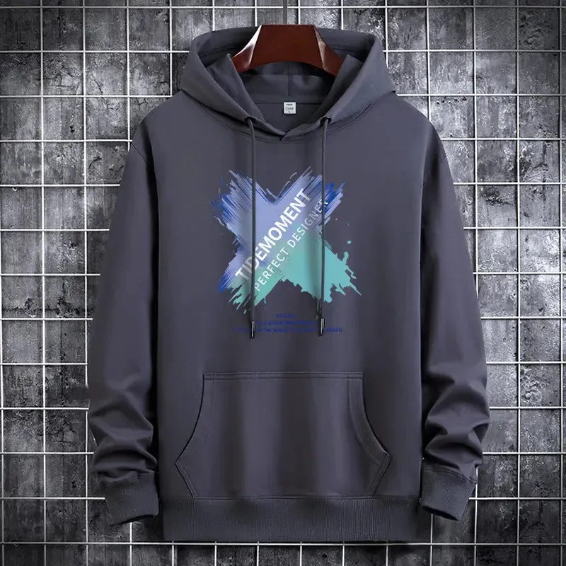 Hooded Sweater Men's Casual Loose Hoodie