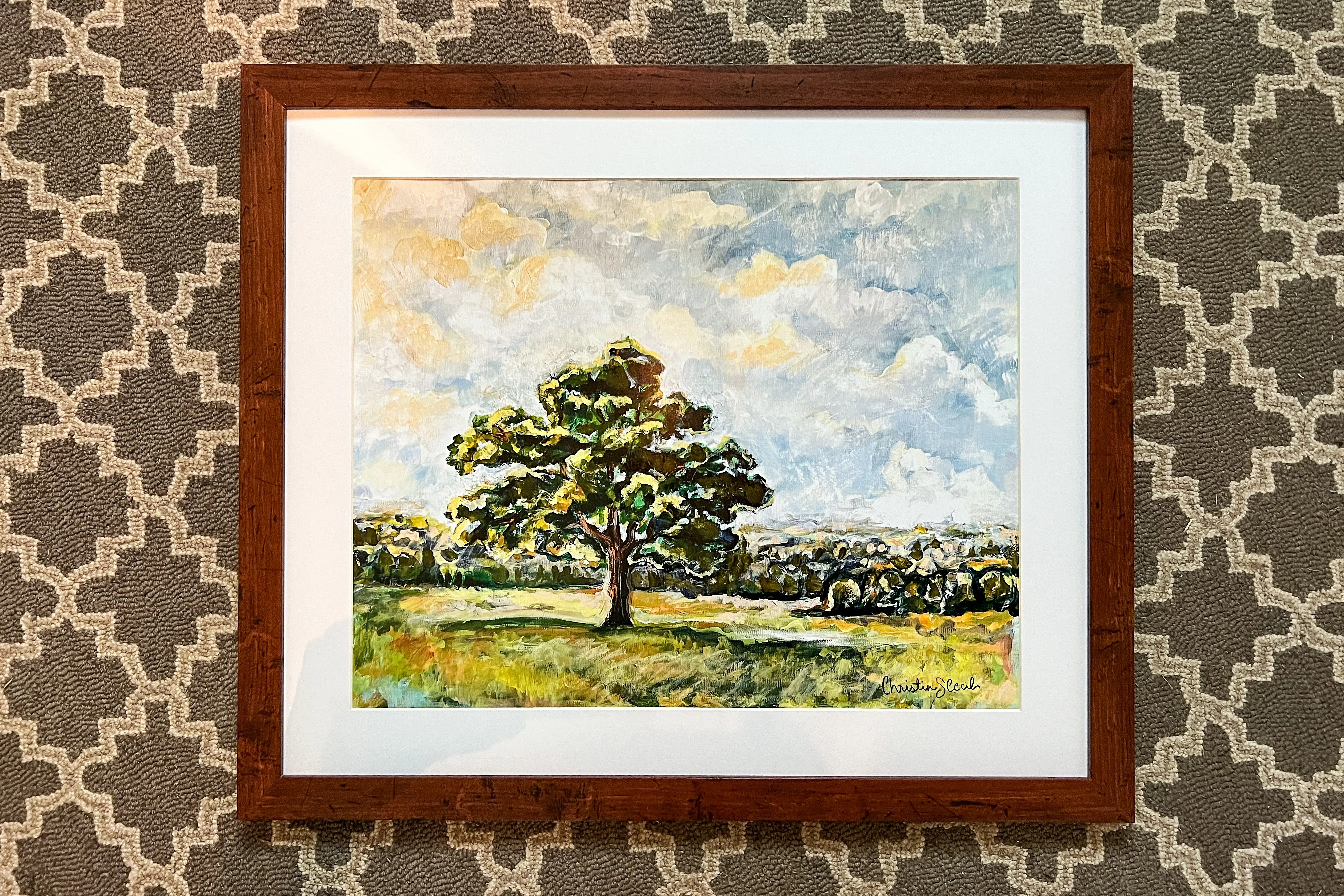 Little Tree Framed Print 20x24