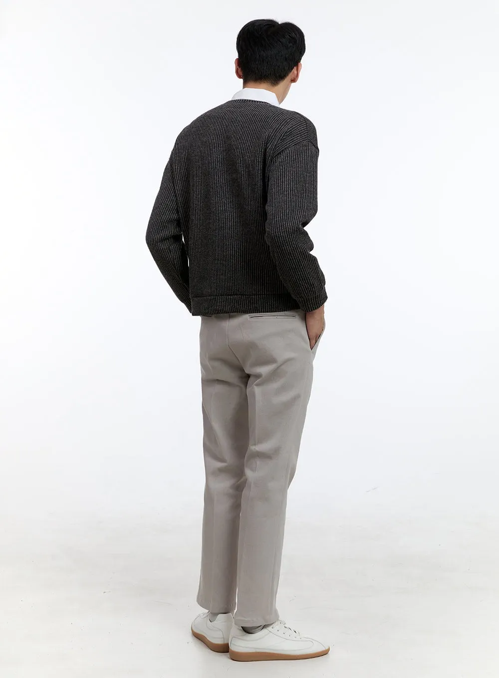 Men's Cable Knit Sweatshirt IG427