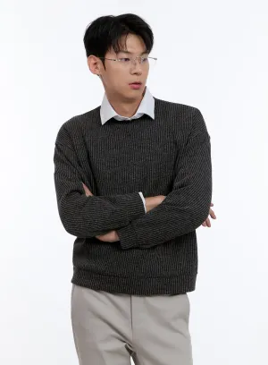 Men's Cable Knit Sweatshirt IG427