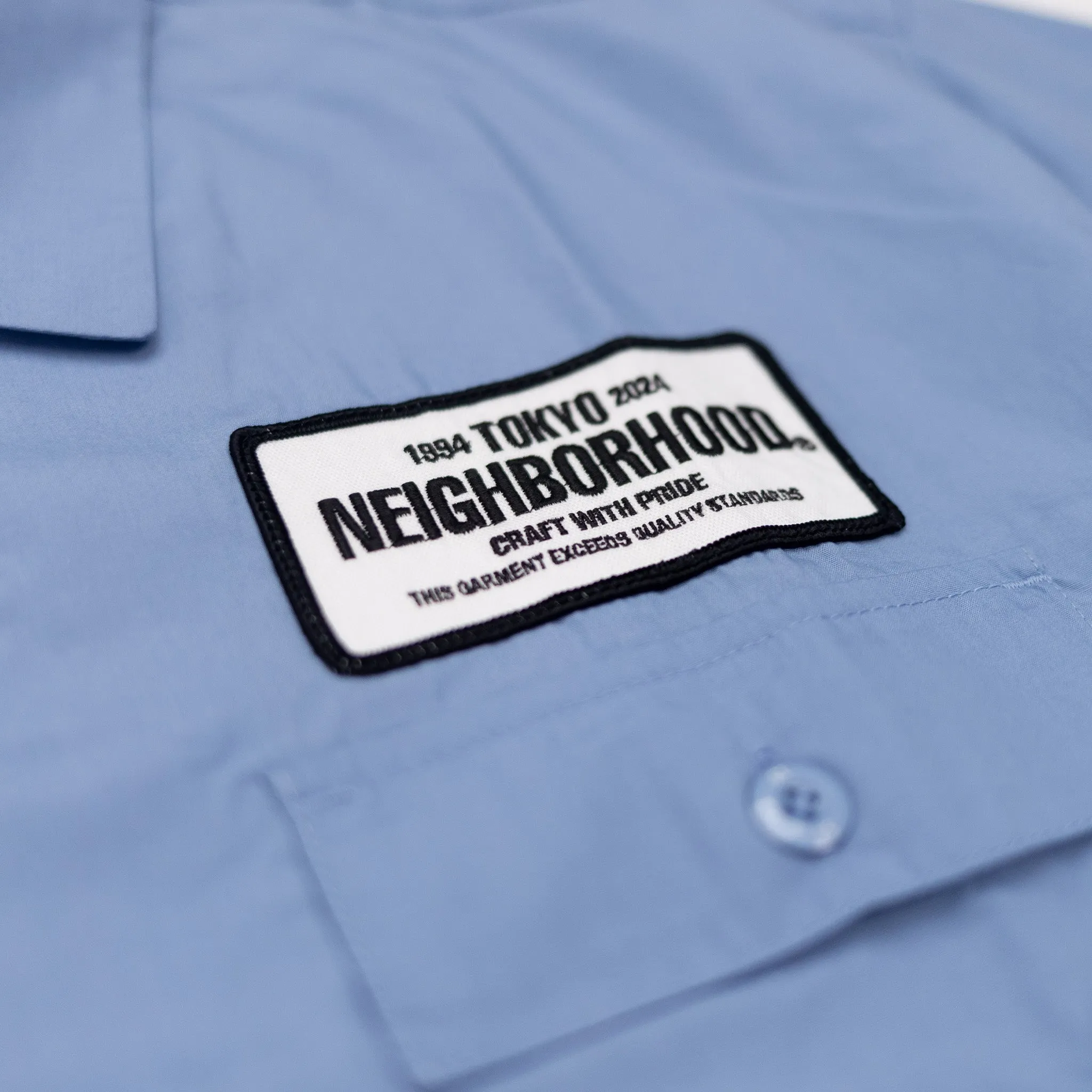 Neighborhood Classic Work Shirt SS (Blue)