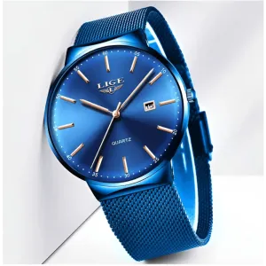 New Men Watches: Stainless Steel Design, 4 Styles, Lightweight