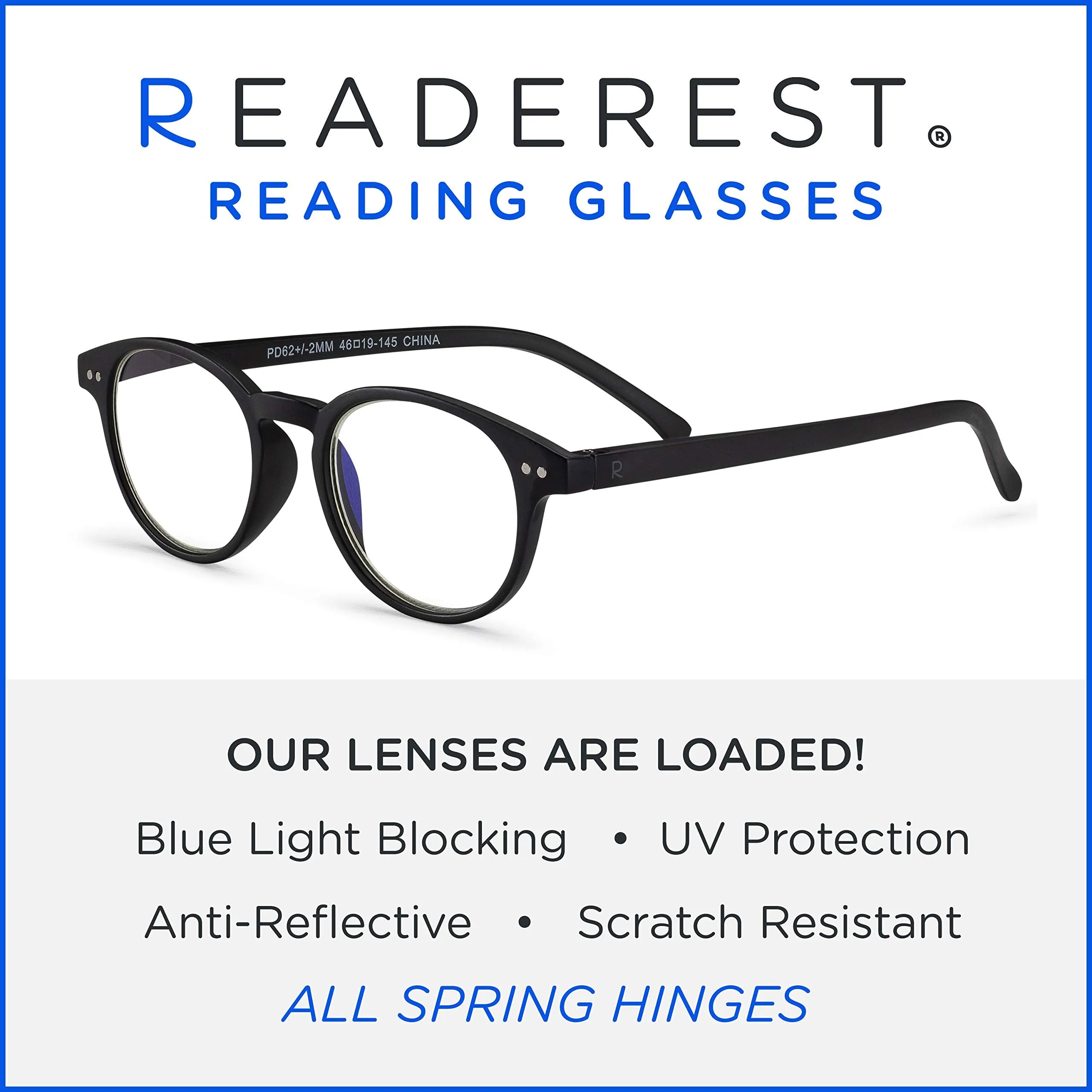 Round-Blue-Light-Blocking-Reading-Glasses-Black-1-50-Magnification-Computer-Glasses