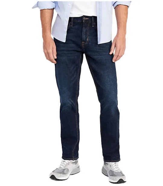 Slim Built-In-Flex Jeans For Men Dark Wash