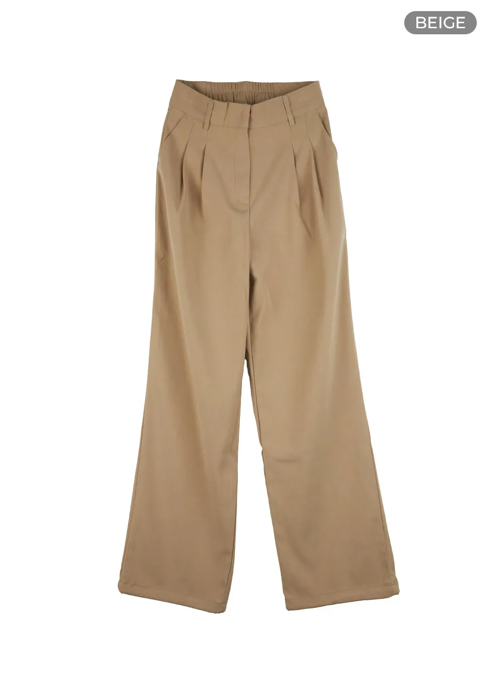 Solid Pintuck Tailor Pants OG409