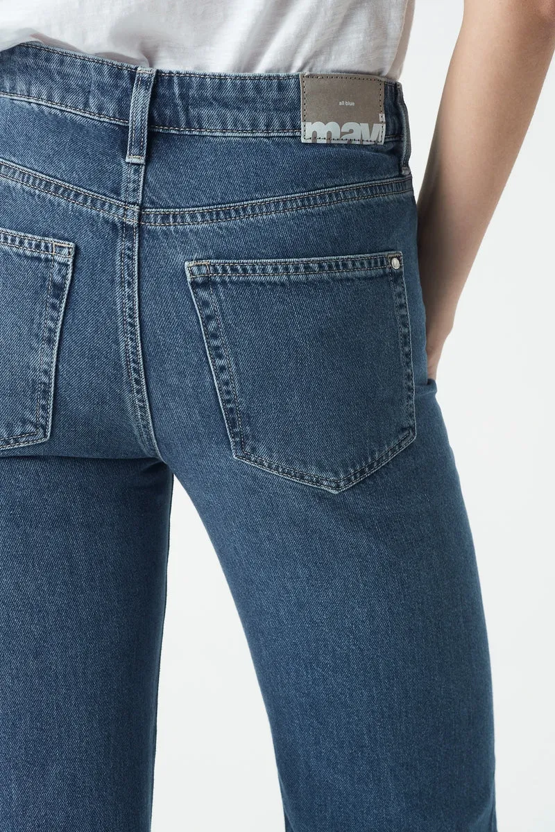 Victoria Jeans - Mid Brushed Organic Blue