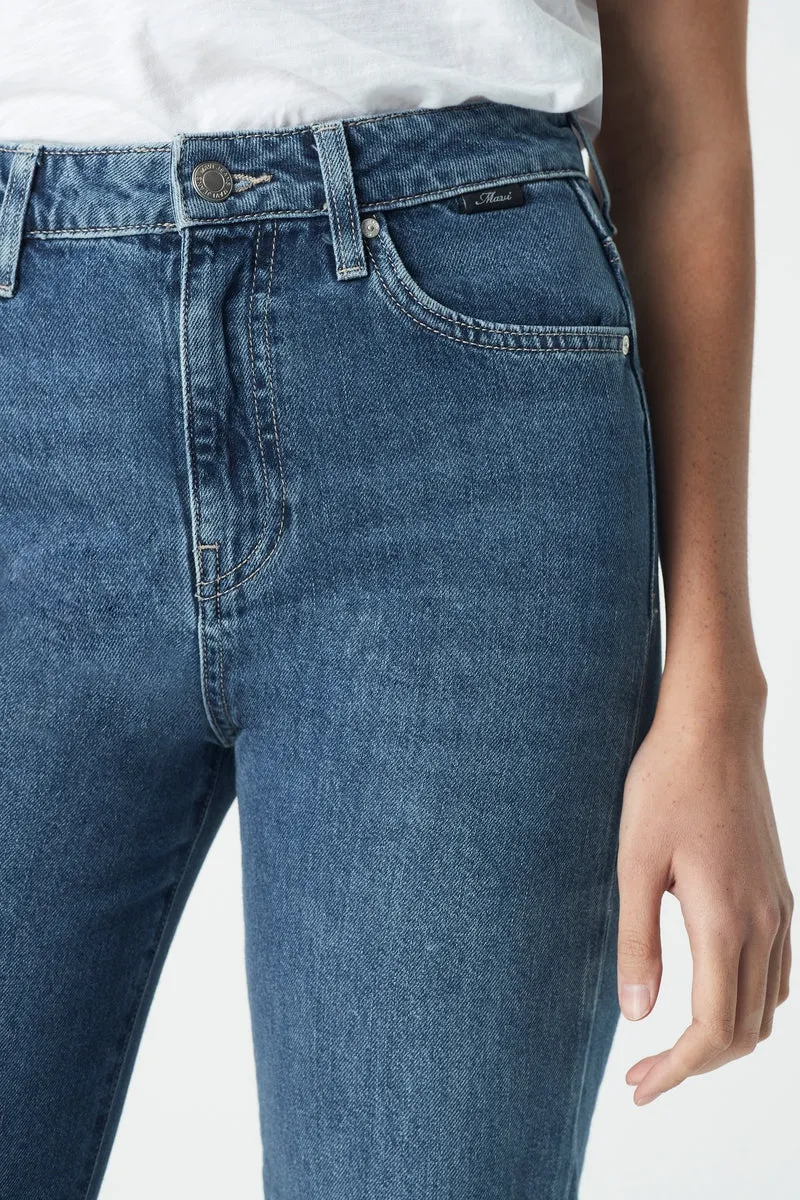 Victoria Jeans - Mid Brushed Organic Blue